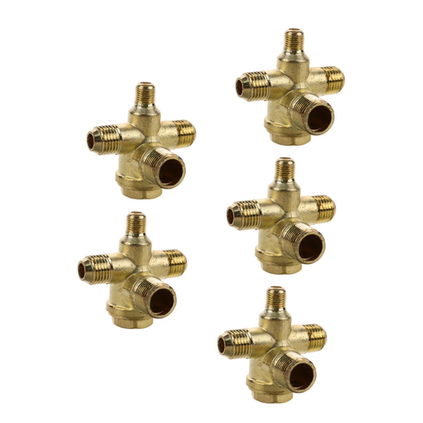 jojofuny 5pezzi Valvola Antiritorno Per Compressore Raccordo Design Rimovibile e Facile Compatibile Pompa Pistone e Serbatoio