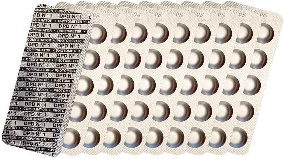 harren24 Photometer Testtabletten Refill Pack Pooltabletten für Poollab geeignet Wasseranalyse Wassertester (100 Tablets)