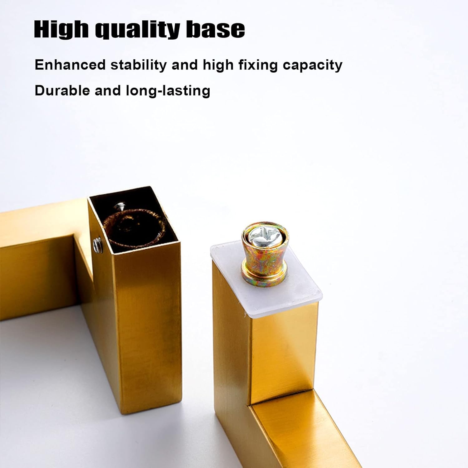 42.5/60/80/120cm Square Stainless Steel Push Pull Modern Door Handle,Modern Commercial Entrance Modern Door Handle for Shower Sliding Glass/Barn Door/Interior Exterior Door /57.5cm