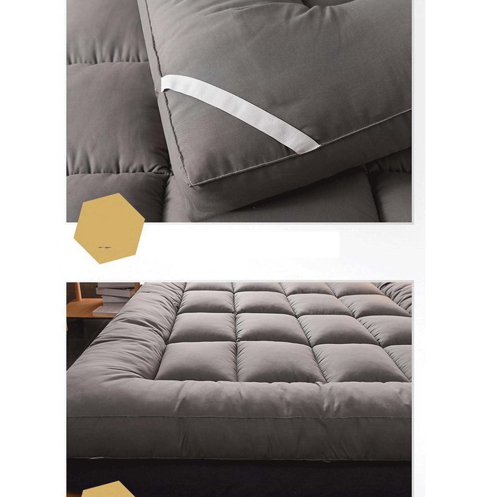 Futon Matratze - 10cm dick Japanische Klappmatratze, Aufrollen Tragbar, Comfortable and Breathable, für Tatami, Gästebett, Schlafsälebett, Camping, Wohnmobil,001,100 * 200cm