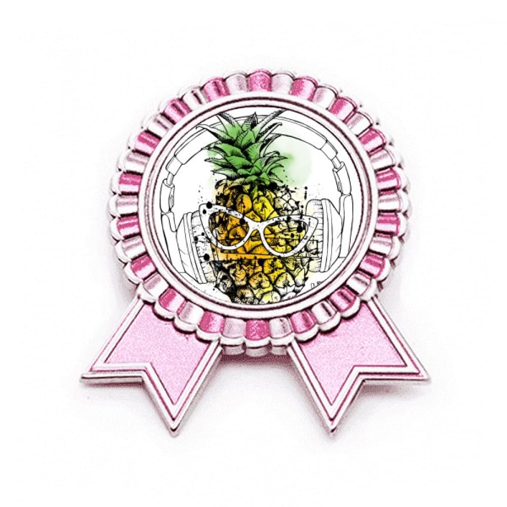Broche fruit lunettes de soleil rose métal taille M à offrir pour un anniversaire original