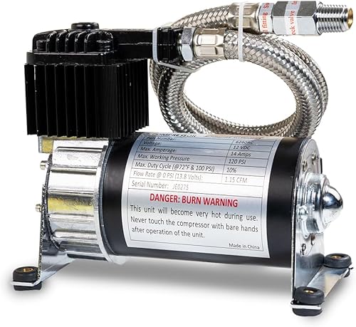 KLEINN AIR Horns Compresor de aire sellado 6260RC 120-PSI