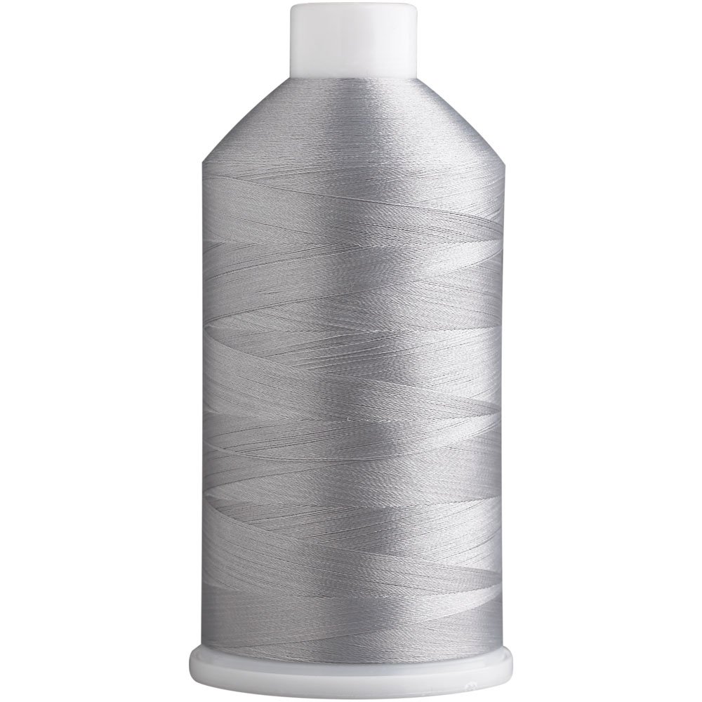 Superpunch SuperB Embroidery Thread 40wt, 5000 m Cone, Soft Gray 102