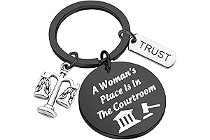 Lawyer Keychain - PLITI Scales Of Justice Gift, Courtroom Gift, Attorney Gift,...
