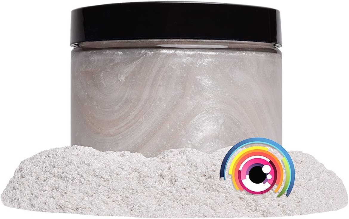 Eye Candy Pigments Premium White Mica Powder - Hakushika White (50gr) - for Epoxy, Resin, Soap, Paint, Woodworking, Acrylic Pouring, Bath Bombs, Fishing Lures - DIY Arts and Crafts Additive - Image 4