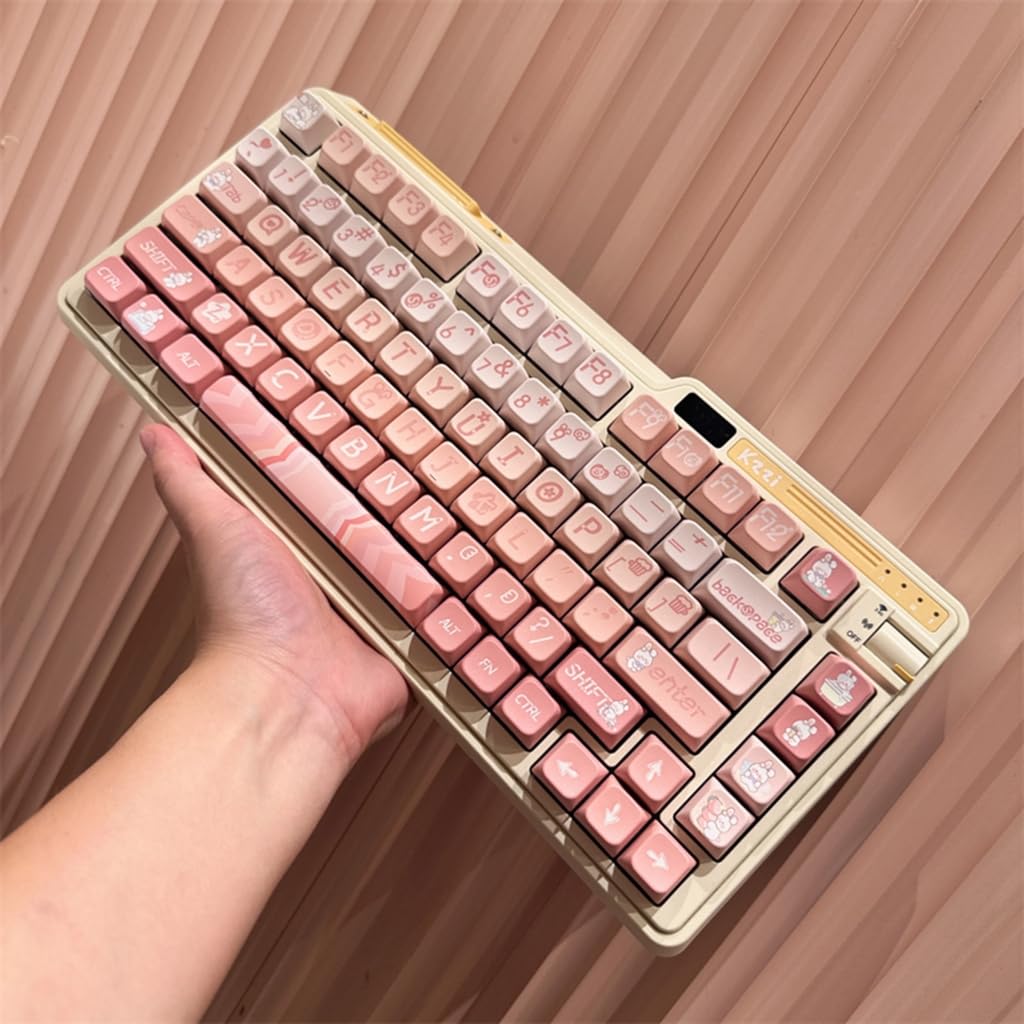 Zestaw nasadek klawiszy PBT Color Theme Keycap XDA profil dla 64/96/104/108 układów mechaniczne klawisze do gier klawisze