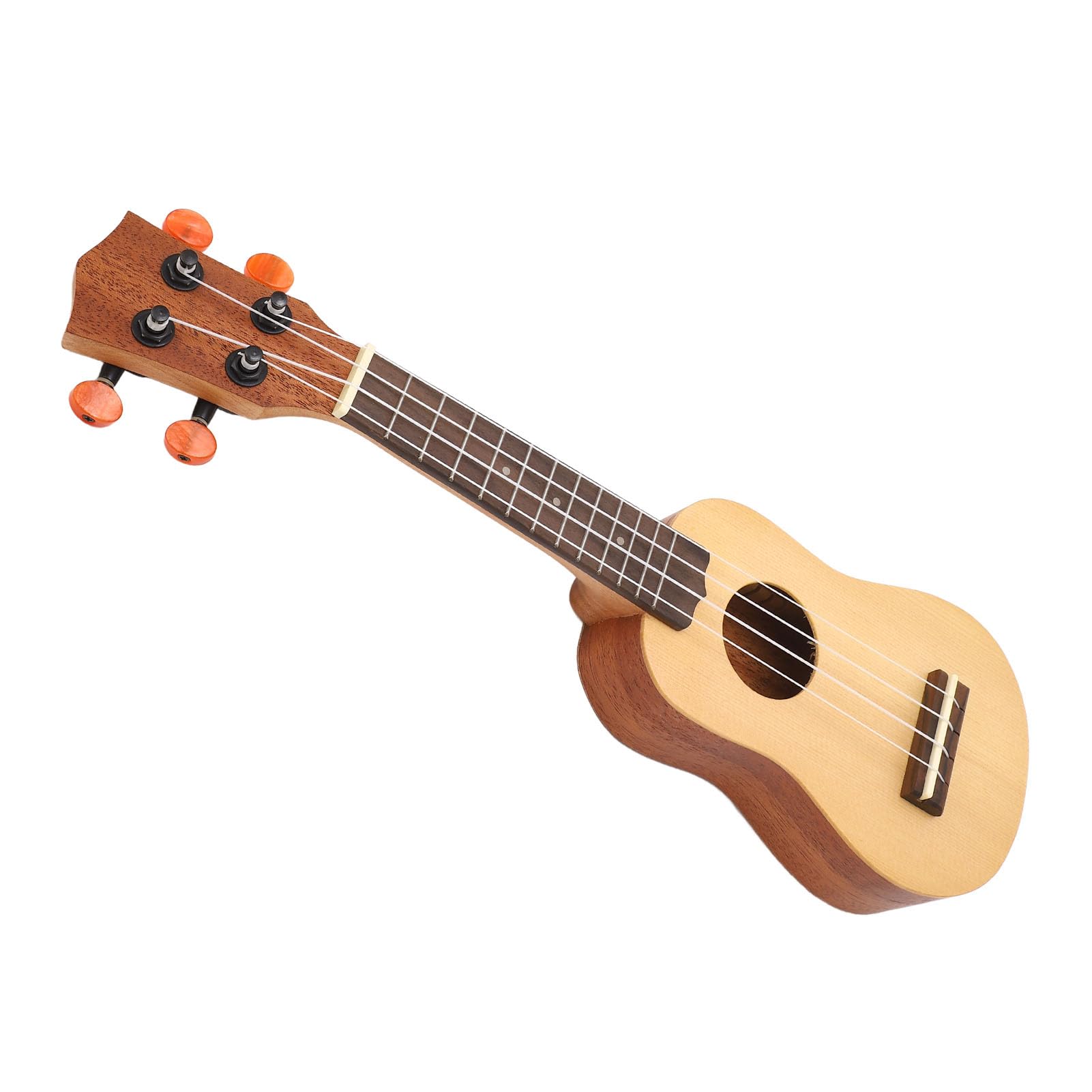 Yctze 16 Zoll Ukulele - Fichteholz 4 -Streichinstrument für Kinder und Erwachsene für Anfänger und Geschenkgeben