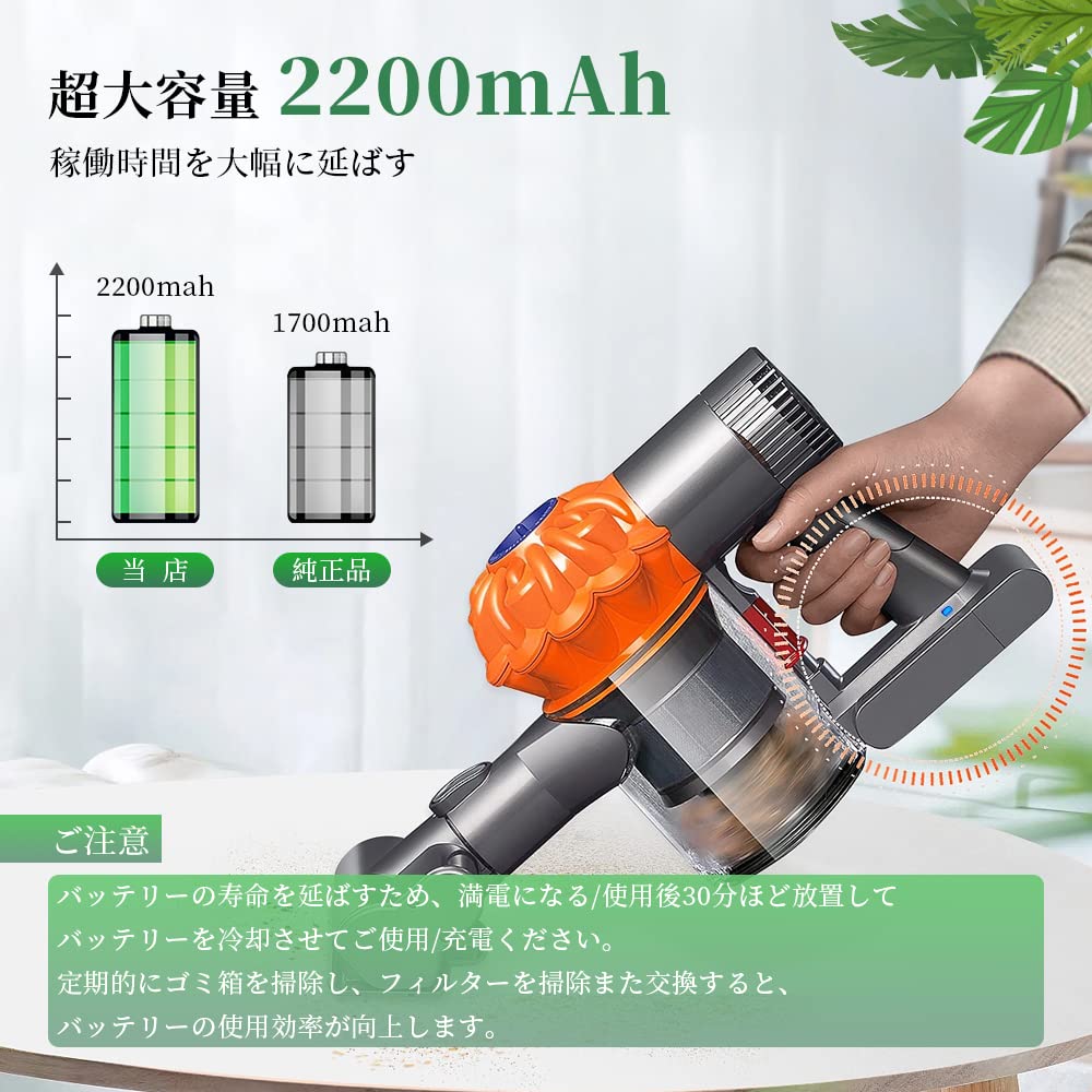 Amazon.co.jp: 明氏 ダイソンV6 Top Dog 【21.6V 2200mAh】 Dyson V6  