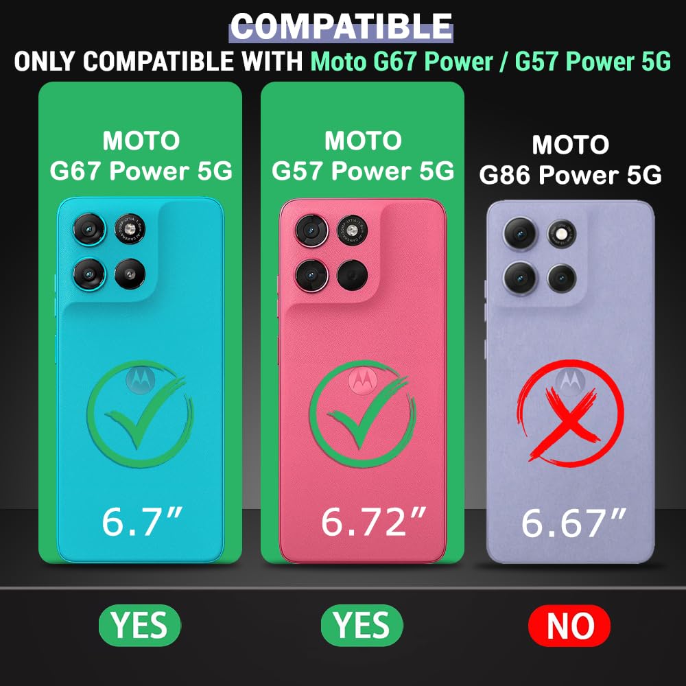 TheGiftKart Crystal Clear Back Cover Case for Motorola Moto G67 Power / G57 Power 5G | Shock Proof 360° Protection | Hard Clear Back Case for Moto G67 Power / G57 Power (PC & TPU, Transparent Bumper) — Amazon image 2