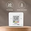 SAF Aranet Radon-Detektor – Misst Alle 10 Min., E-Ink-Display, 7 Jahre Batterie, Inkl. App, Für Zuhause