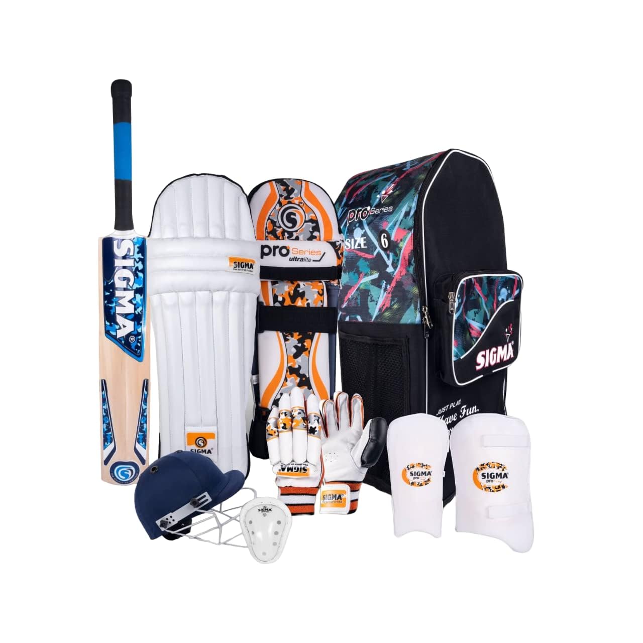 SIGMA Pro Series Complete Cricket Set, Multicoloured (Size 5) (B0B829BJ1Y) Amazon Price History, Amazon Price Tracker