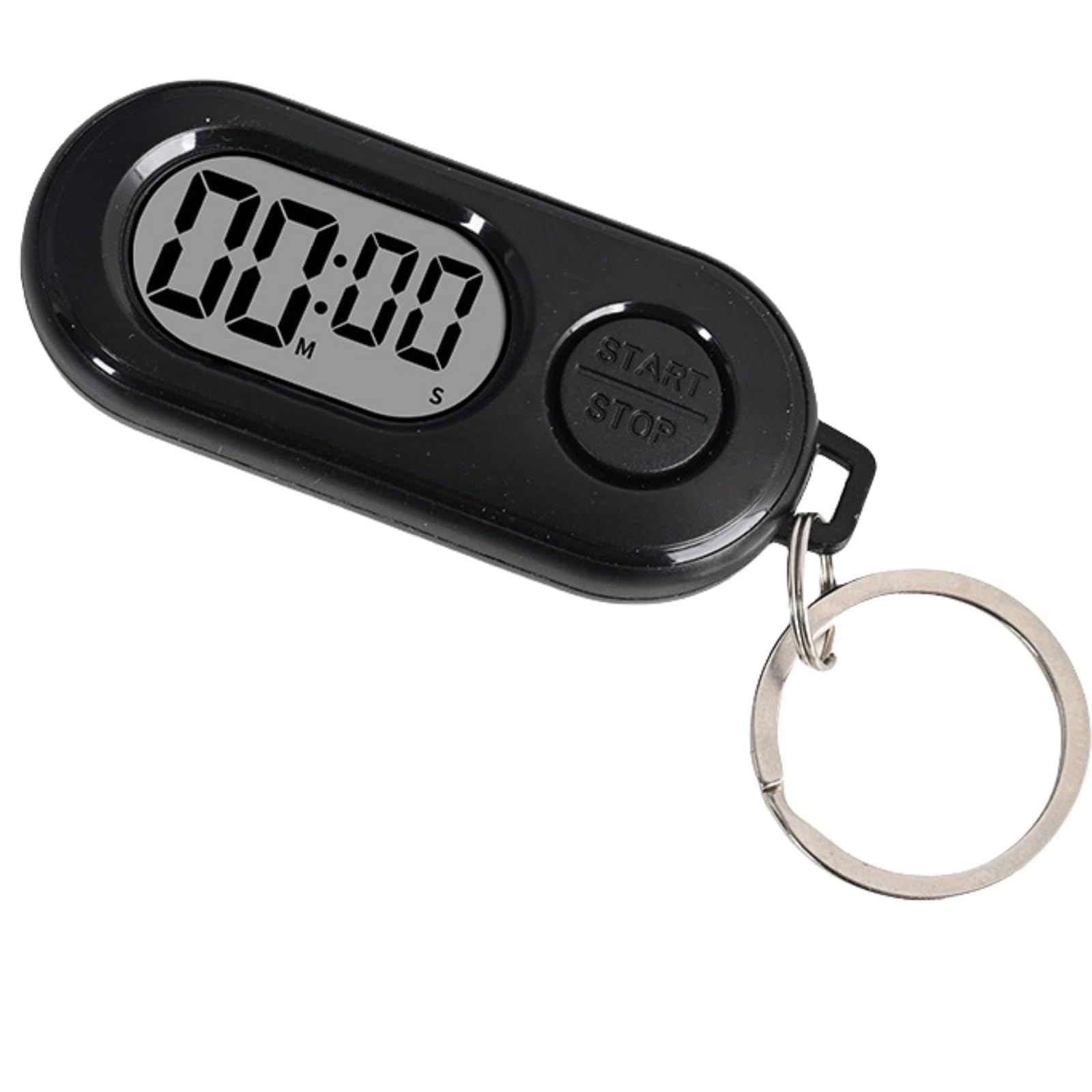 Keychains Stop Watch,Mini Digital Pocket Watch with Alarm-Compact Portable LCD Screen Digital Clock&Stop Timer Keychain Fob Watch for Precise Countdown Timing,Digital Watch,Portable Clock,Black-image-29