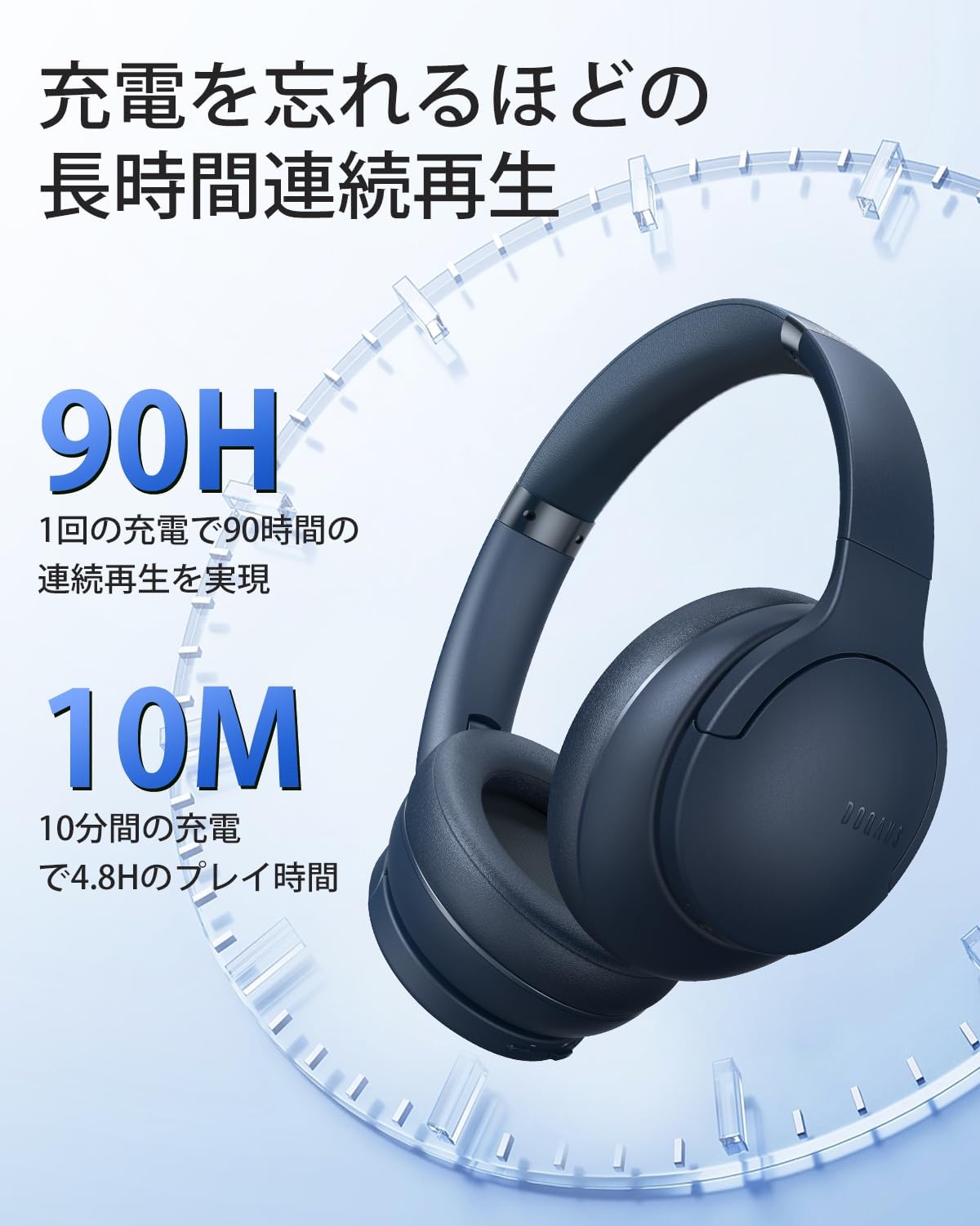 Amazon.co.jp: ワイヤレスヘッドホン Bluetooth5.1 マイク内蔵