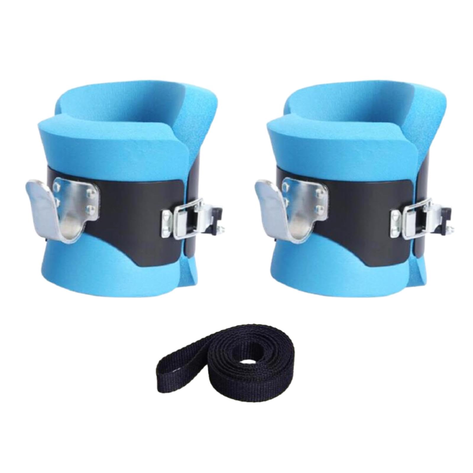 ZOOMELLA Anti Inversion Boots Boots for Sit up Abdominal Exercise Gym Thickened Blue|Inversion Tables|Sporting Goods