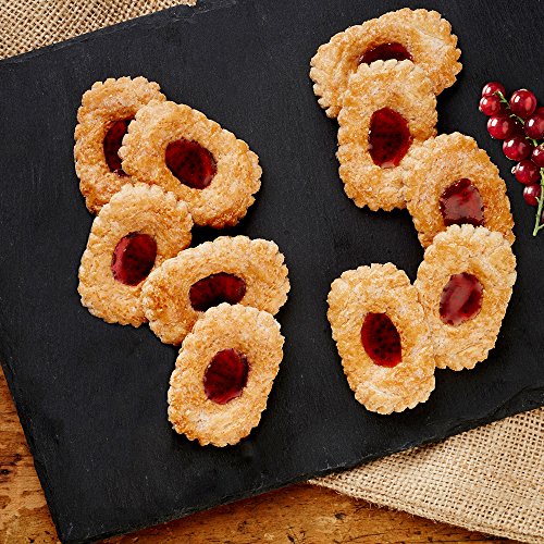 Bahlsen Deloba Red Currant Cookies (1 Box) - Sweet & Delicate, Buttery Puff Pastries With Light Crispy Layers And Red Currant Filling - 3.5 Oz Box #TOP1