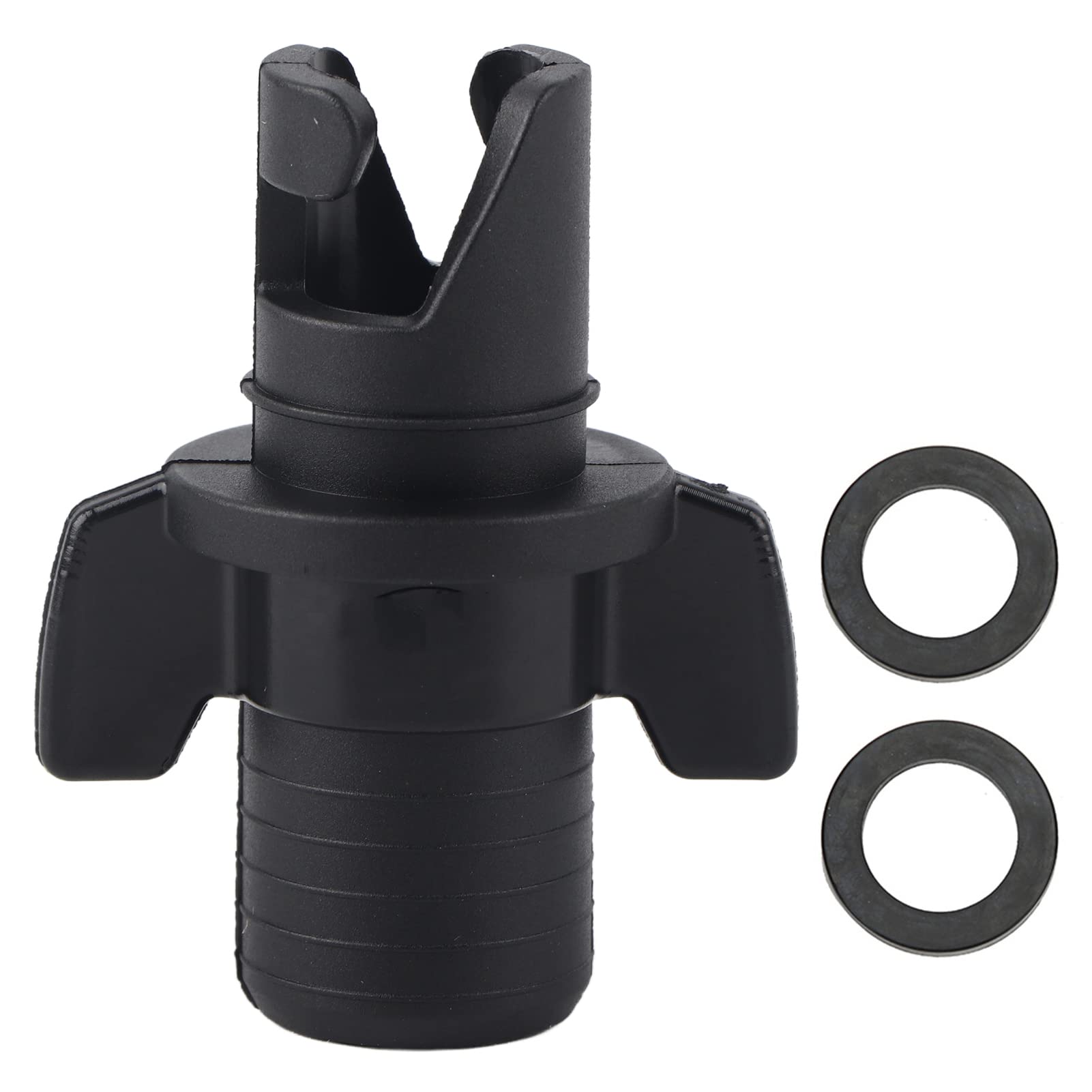 Xolsurg Air Valve Adapter Connector Inflation Pump Hose Screw Pump Kayak Boat PVC Black