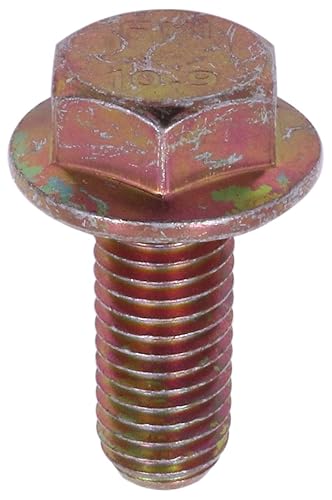 Tornillos de brida de fijación en U - Pernos de brida M10-0.059 x 0.984 in, tornillos hexagonales con brida, DIN 6921, pernos de marco de zinc