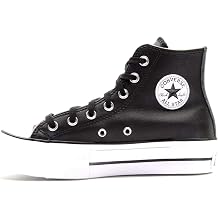 Converse Women s CTAS Lift Hi Black/White Trainers
