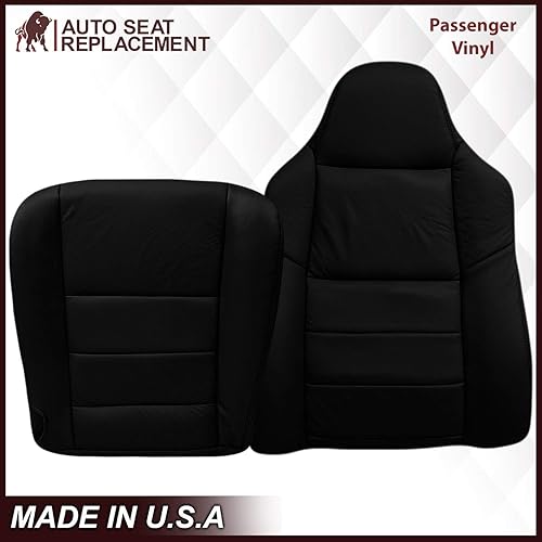 Miniatura 4 de Funda de asiento de cuero sintético Lariat de repuesto para Ford F250 F350 Lariat 2003, 2004, 2005, 2006, 2007