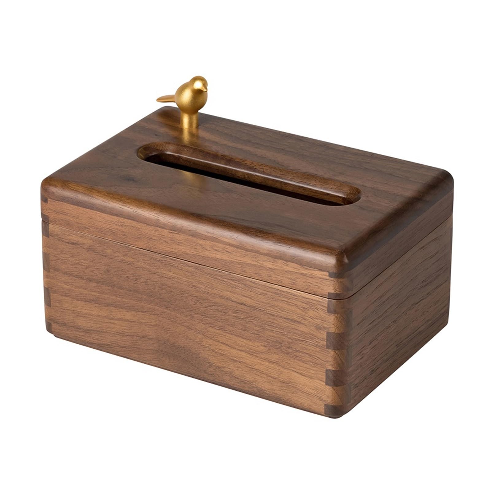 Tissue Case Creative Walnut Wood Tissue Box Cover For Home Living Room Desktop Napkin Facial Dispenser* Tissue Dispenser