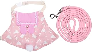 Amosfun 1 Conjunto De Roupas De Coelho Para Animais De Estimação Coleira De Coelho Ajustável Para Gatos Coleira De Coelho Coleira De Cachorro Pequena Arnês Para Animais De Estimação