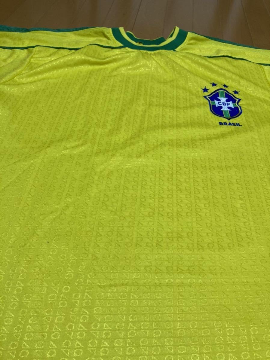 【保管正規品】90s ブラジル　ホームユニフォーム　vintage BRASIL 保管正規品】90s ブラジル ホームユニフォーム vintage BRASIL