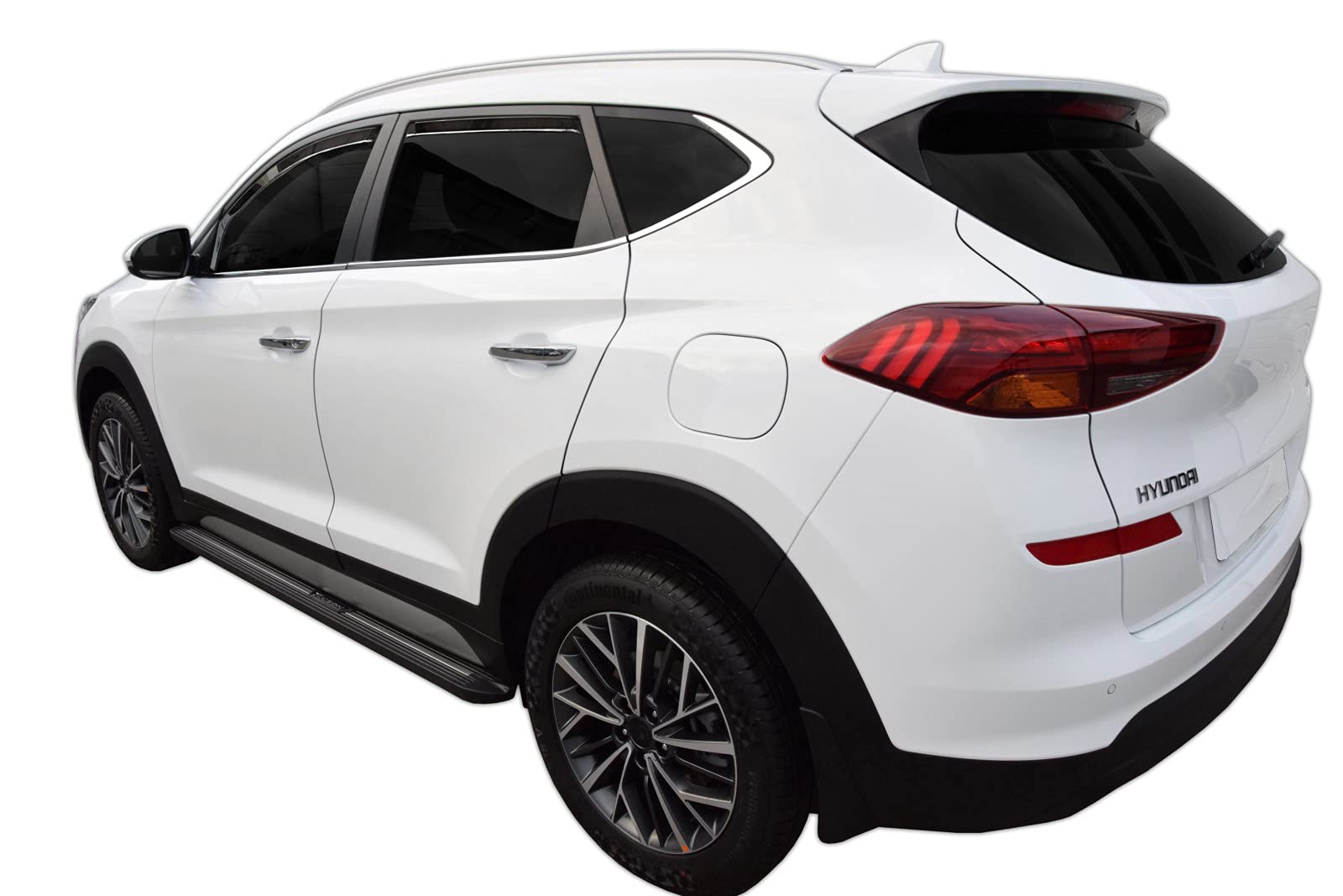 SCOUTT J&J Automotive GP Windabweiser passend für Hyundai Tucson 5-Türer 2015-2020 4tlg, Vorne und Hinten Regenabweiser Passform Getönt Schwarz