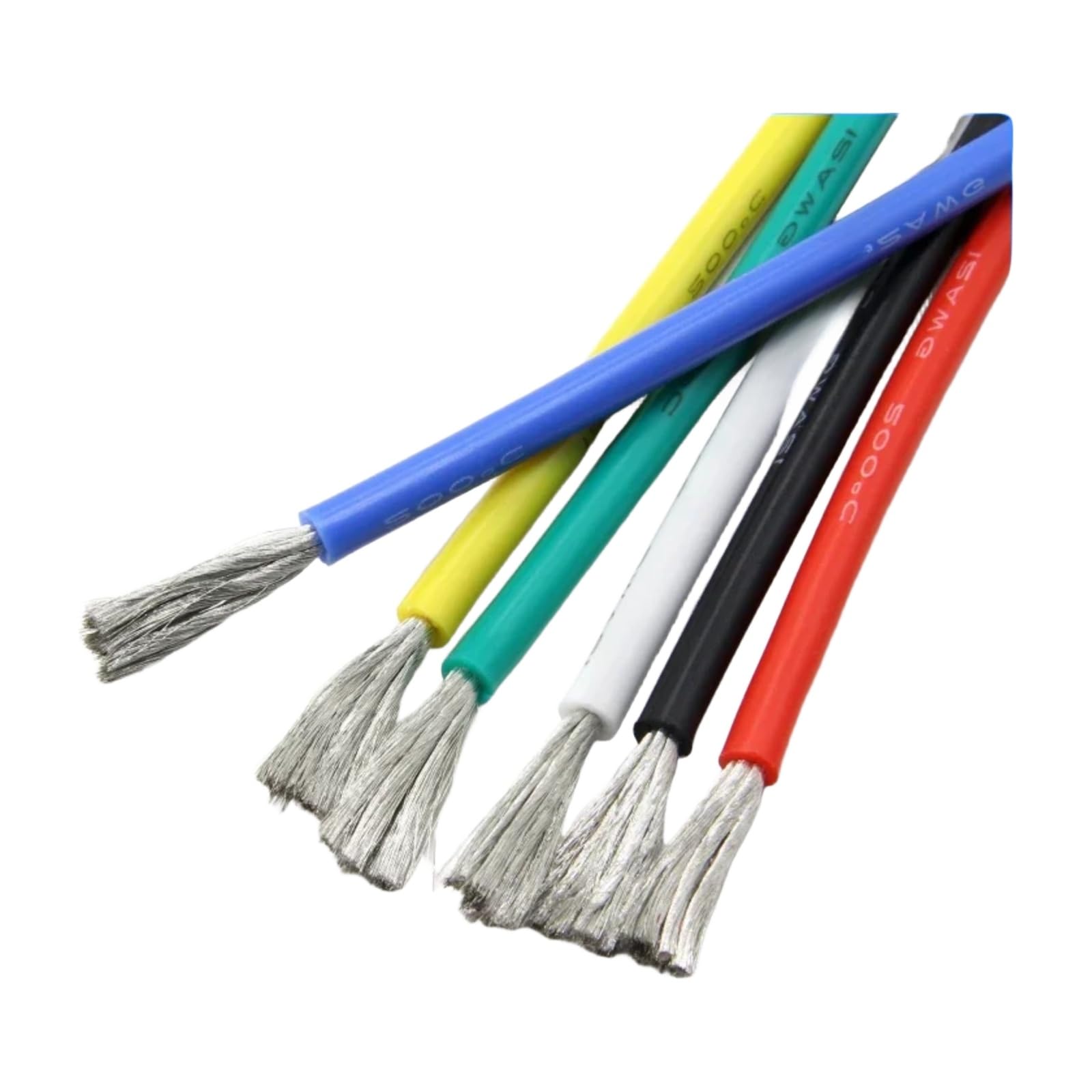 Cavi elettrici 1M/5M 30 28 26 24 22 20 18 16 15 14 13 12 10 AWG(Orange; 5 meters; 28AWG)