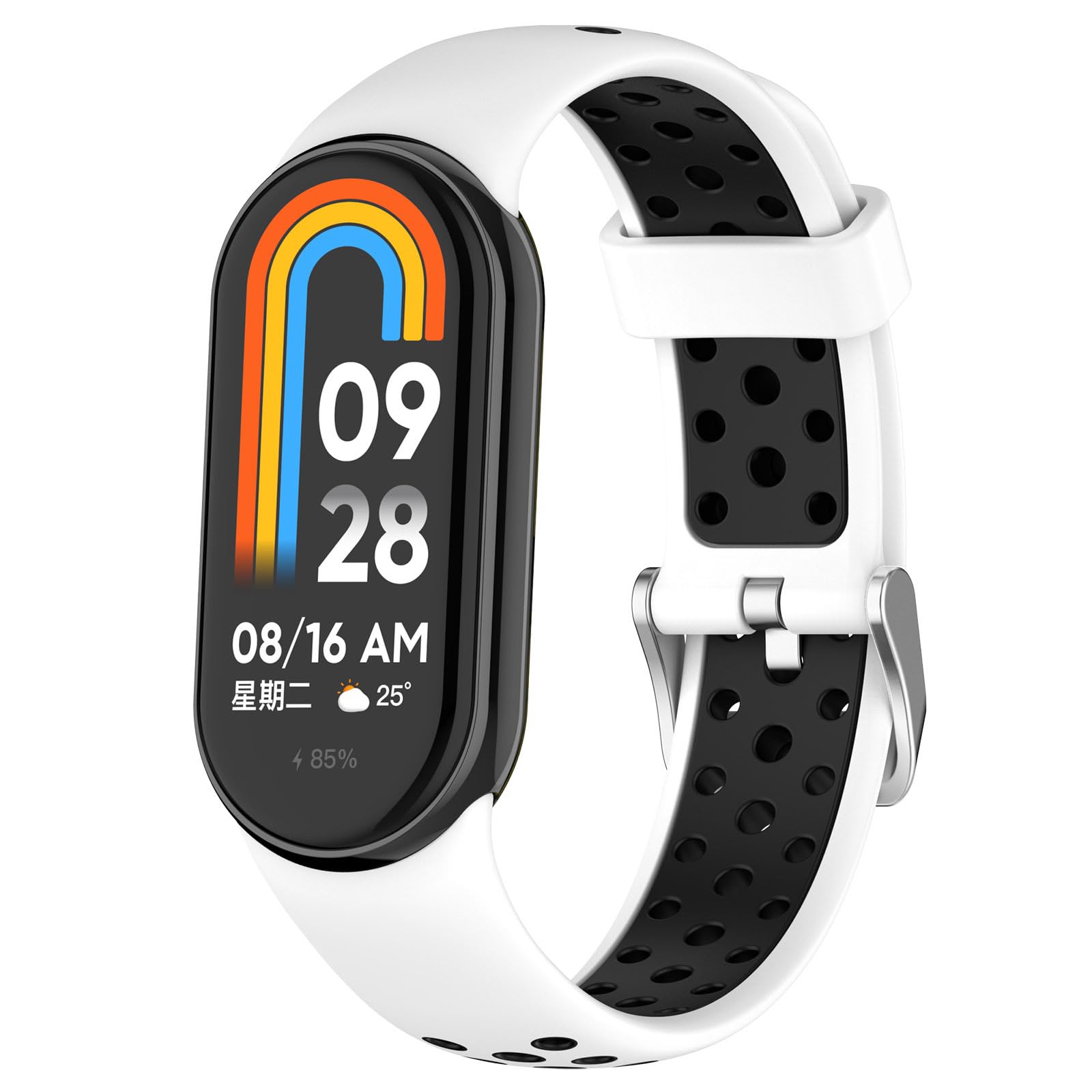 pour la Bande 9 8 Watch Silicone Straprtwo-Color Bracelet de Remplacement de la Bande de Surveillance 8/9 Bracelet 8/9