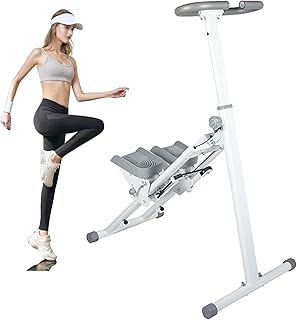 Máquina De Ejercicios De Escalada Vertical, Manillar Ajustable, Capacidad De Carga De 136 Kg, For Entrenamiento De Cuerpo Completo, Color Blanco