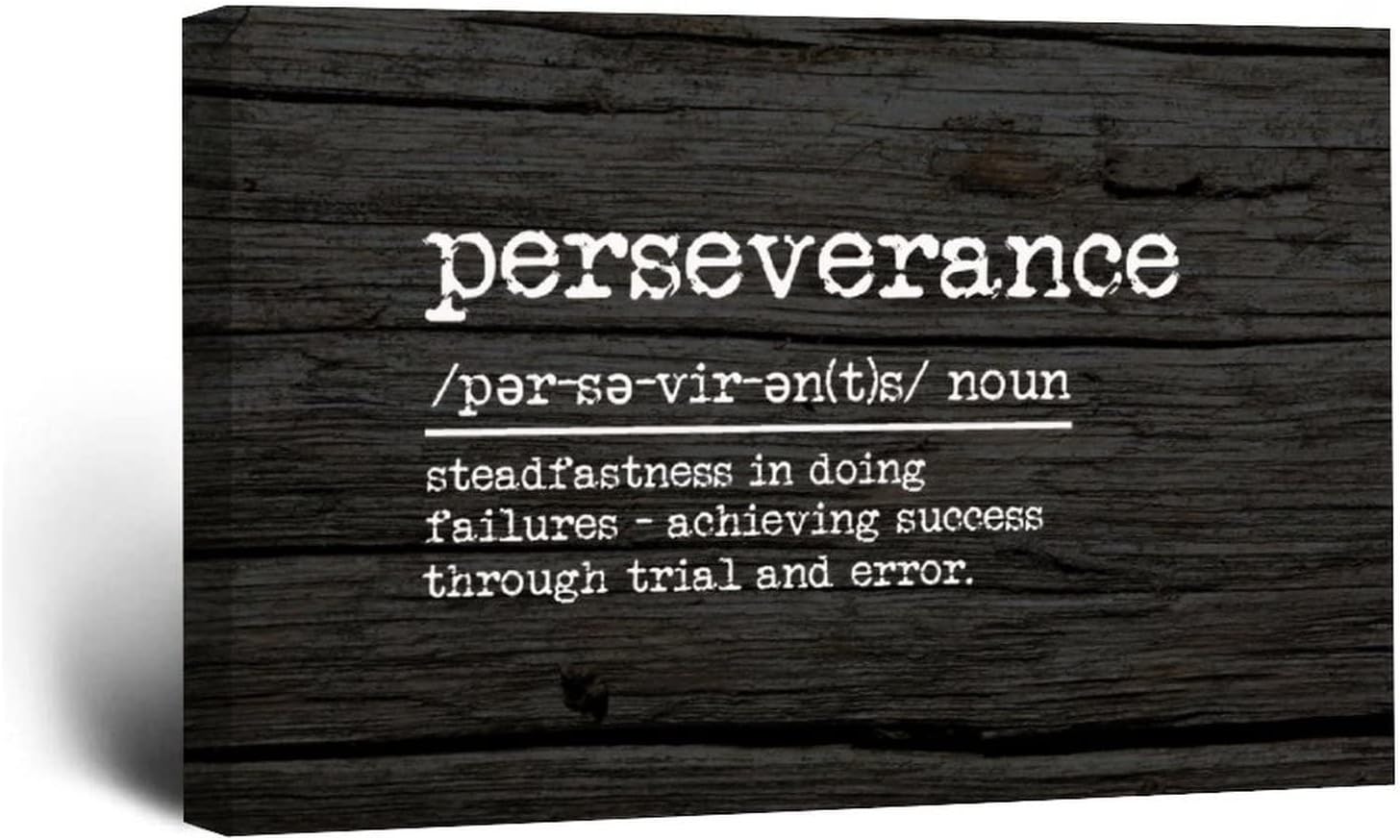 RainSunshine Inspirational Canvas Wall Art Perseverance