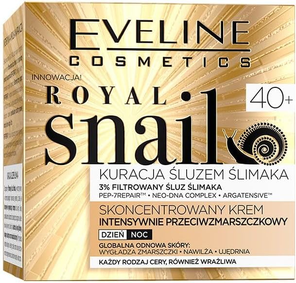 Eveline Cosmetics, Royal Snail Intensive AntiWrinkle dagnachtcrème 40+ 50 ml