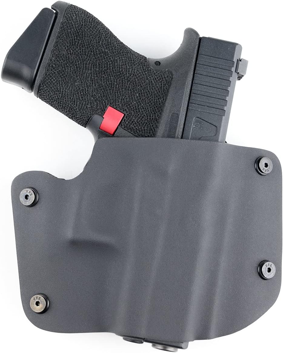 R&R Holsters OWB Holster - Small Frame - Black (Right-Hand, SIG P365 w/Crimson Trace - LG 422/422G)