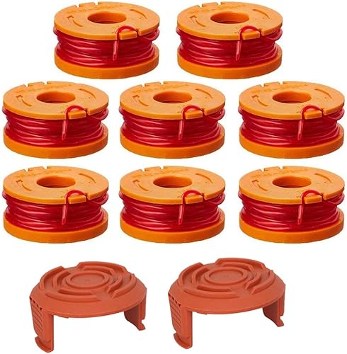 Lucky Seven Línea de carrete de recortadora compatible con Worx, carrete de bordeadora compatible con carretes de recortadora Worx Weed Eater