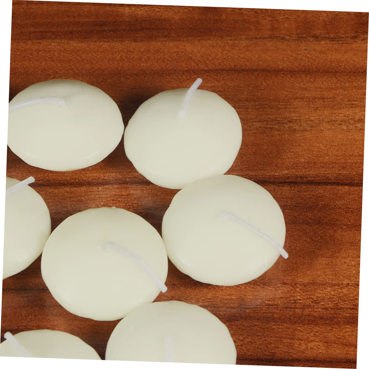 MAGICLULU 50piezas Velas Flotantes Para Boda Velas De Disco Decorativas De Boda Para Fiestas Eventos Navidad