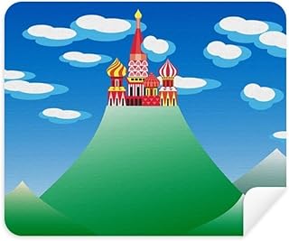 Chinese French Mountain Cloud Castle Cleaning Cloth Screen Cleaner 2pcs Suede Fabric