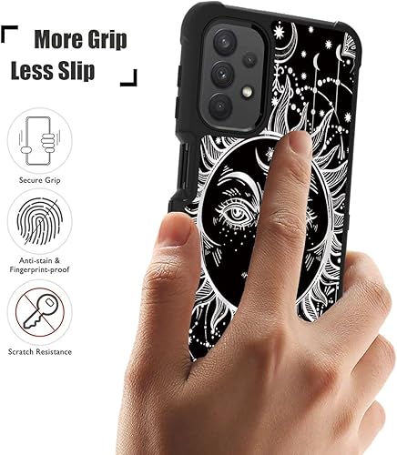 Miniatura 6 de Funda protectora híbrida para Samsung Galaxy A32 5G, resistente a prueba de golpes, de plástico duro+silicona suave, funda protectora híbrida para