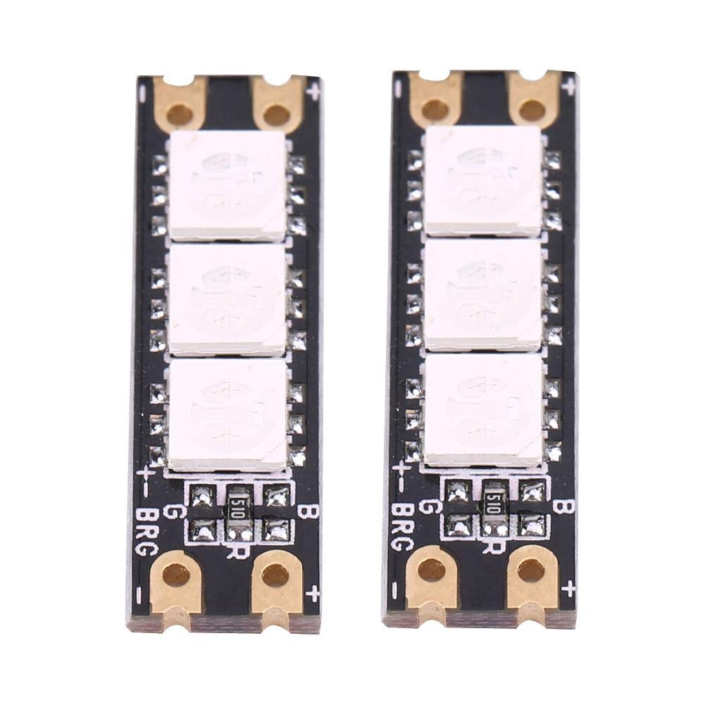 Semme RC LED Light Board, Quadcopter Accessory, Red & Green LED Strip Light for FPV Drone, Night Flight, Ages 12+