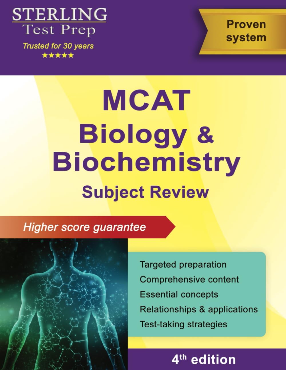 Sterling Test Prep MCAT Biology & Biochemistry Review: Complete Subject Review (MCAT Science Preparation)