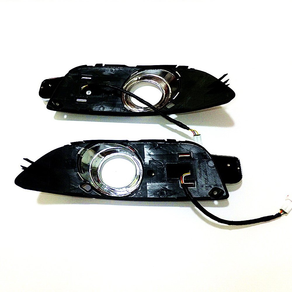 Luces diurnas LED DRL-M-Lancer-2008, 6000K Parachoques delantero LED DRL con guía de luz