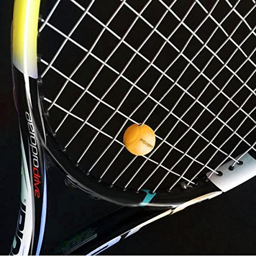 arythe 2 Piece Ball Tennis Squash Racquet Vibration Dampeners Shock Absorber Orange