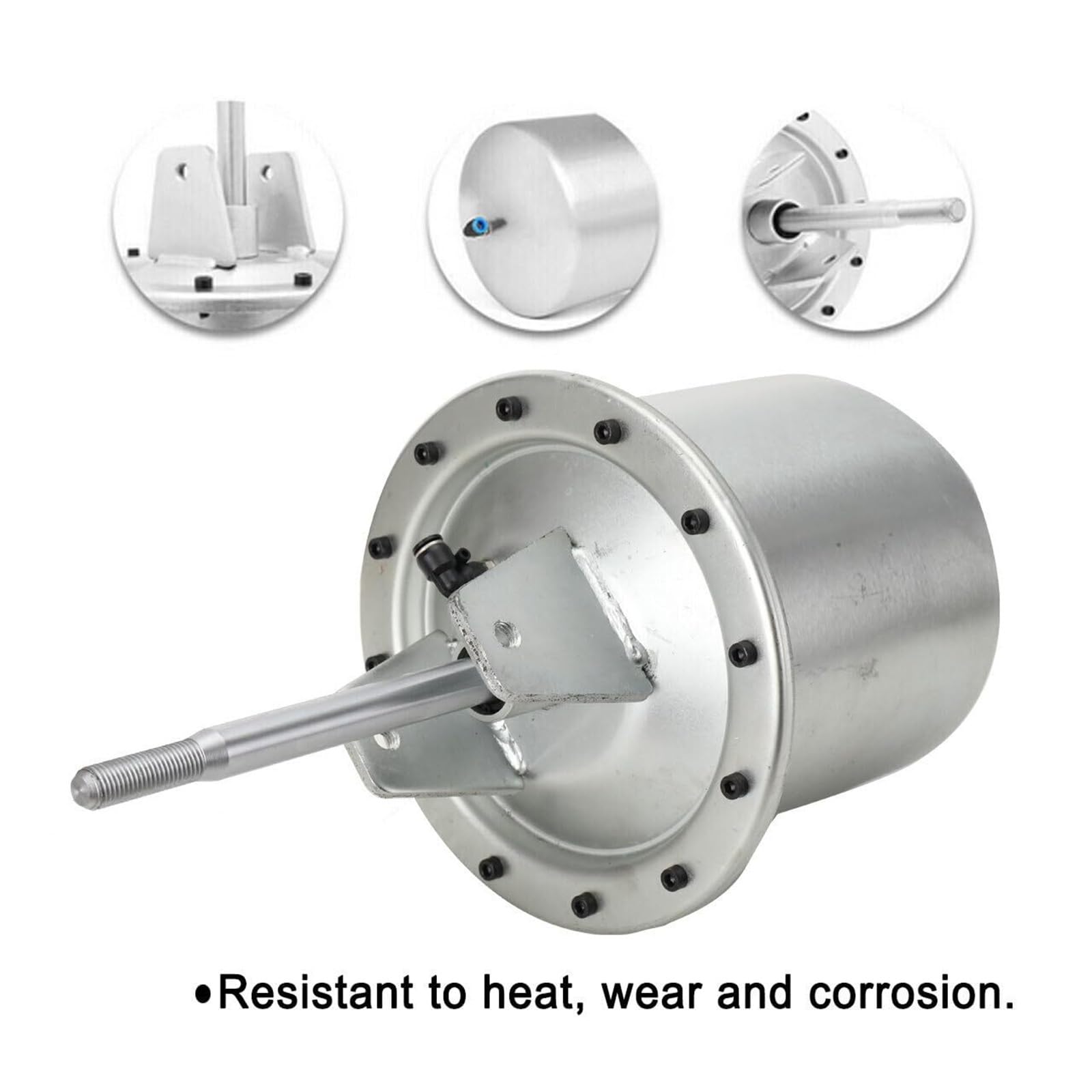 ATEdata Tire Changer Bead Breaker Cylinder?Fully Assembled Type Seal Aluminum Cover Bead Breaker for Tires Universal Tire Changer Machine Bead Breaker Cylinder Assembled Stainless Steel?Silver