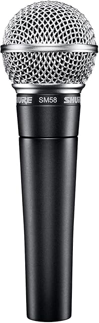 Shure SM58SE Dynamiczny mikrofon wokalny z przełącznikiem ON/OFT, wbudowany filtr pop, klips A25D, torba do przechowywania, 3-pinowe złącze XLR (SM58S)