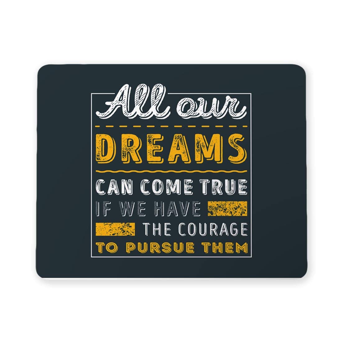 100Yellow® Designer Quotes Mousepad | Non-Slip Waterproof Gaming Pad - 6126 (B0743F957R) Amazon Price History, Amazon Price Tracker