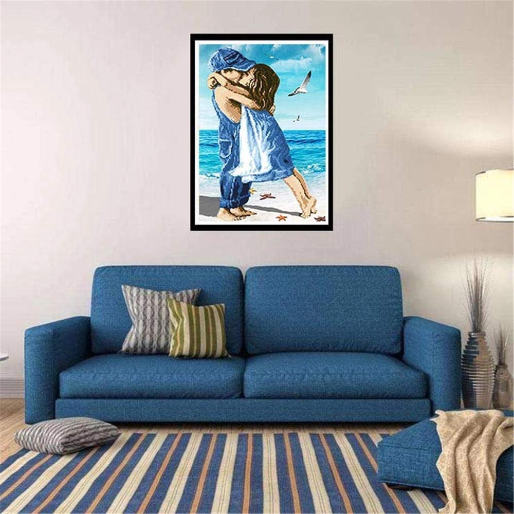 Kit Completo 5D Diamond Painting VAIIEYO 30x40 Cm - Paesaggio Strada, Tela Adesiva, Strass Rotondi, Strumenti Inclusi - 4