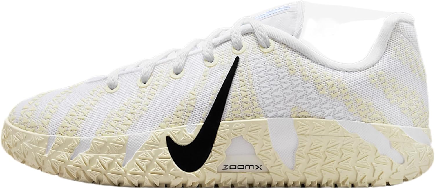 Nike Ja 3 Big Kids' Basketball Shoes (White/Coconut Milk/Desert Khaki/Black)