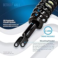 Vista 1278 de Detroit Axle - Kit de suspensión delantera de 10 piezas para Chevy Aveo Aveo5 Pontiac G3 Wave 2 Ready Struts Assembly 2 Enlaces de barra