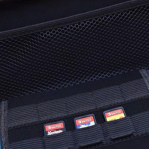 Miniatura 5 de PERFECTSIGHT Bonita funda de transporte compatible con la consola Nintendo Switch Lite OLED, funda de transporte de viaje de carcasa rígida Kawaii