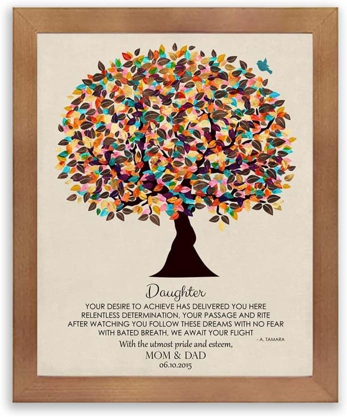 Lucky Tusk Your Desire To Achieve Poem Personalized Gift For Graduation From Parents Gift Daughter #1310,