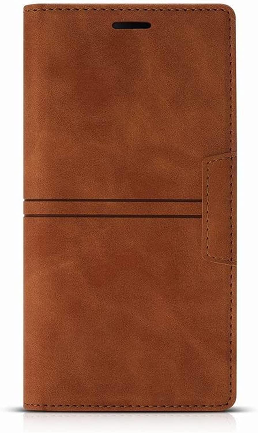 Étui iPhone 14 Pro Max antichoc marron : protégez votre écran et rangez vos cartes bancaires